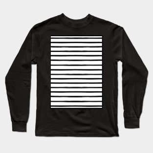 Black stripes pattern, Pattern, Fashion print, Funny art, Modern art, Wall art, Print, Minimalistic, Modern, Humor Long Sleeve T-Shirt